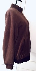 UNBRANDED MENS ZIP UP MICROFIBER x FLEECE REVERSIBLE WORKWEAR JACKET Large/XL