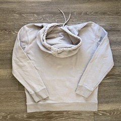 Abercrombie & Fitch Tan Embroidered Letter Logo Pullover Hoodie Men’s Size Small