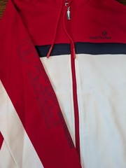 Sergio Tacchini Sora Zip Up Hoodie / Color- Adrenaline Rush / Size MEDIUM