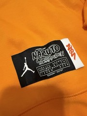 Jordan x Naruto Shippuden Naruto Uzumaki Colorblock Full Zip Hoodie M