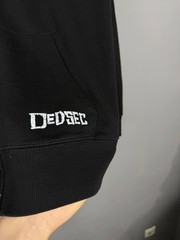 Watch Dogs 2 DedSec Full Zip Hoodie Black Graphic Gaming Sweatshirt Size M