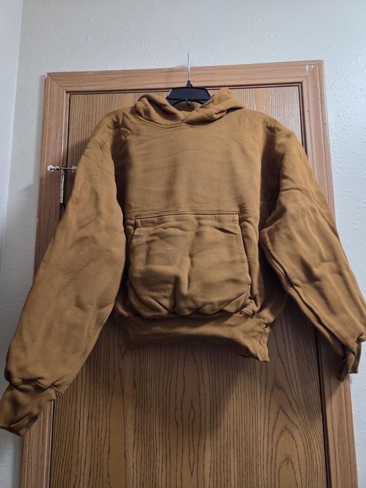 Yeezy X GAP Engineered by Balenciaga Double Layer Hoodie Light Brown Size Small