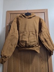 Yeezy X GAP Engineered by Balenciaga Double Layer Hoodie Light Brown Size Small