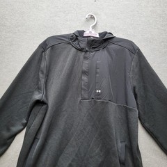 Under Armour Men Hoodie XL Dark Gray Storm Activewear Gorpcore Logo Long
