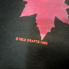 Vintage JERZEES Sweatshirt XL Black GOSHEN Orchard Fall Autum Leaf Made in USA