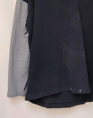 ESPRIT Men’s VTG Hooded Pullover Colorblock Sweatshirt Blue Fade Grunge Sz L 90s