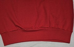 VTG 80s 90s Sunbelt Sportswear Blank Crewneck Sweatshirt Red One Size Made USA