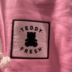 Teddy Fresh Pastel Color Block Retro Hoodie Sweatshirt Size S Pink/Blue/Purple