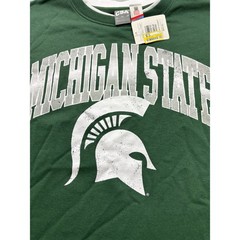 Michigan State Spartans Sweatshirt Mens XL Green NCAA College Pullover NEW