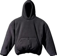 Yeezy GAP Polar Fleece Padded Hoodie BLACK SIZE XL Engineered By Balenciaga