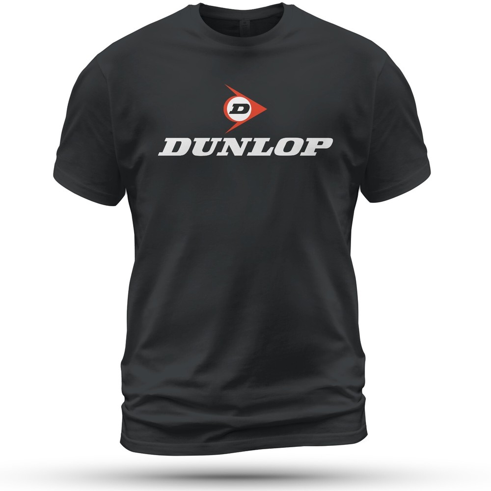 Dunlop Tires Logo T-Shirt Funny Size S-5XL Made in USA