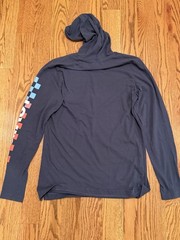 NWOT Levis Long Sleeve T-Shirt Hoodie Men’s Small Navy Blue Red White Logo