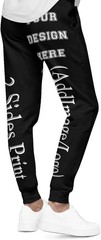 Custom Hoodie Sweatpants Set shirts Black Personalize Men Women Unisex S 5XL