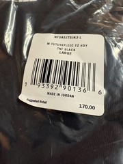 The North Face Summit Series FUTUREFLEECE Full Zip Hoodie Black Mens Size Large