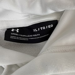 Under Amour University of Hawaii Warriors Hoodie White Size XL Loose Fit GUC