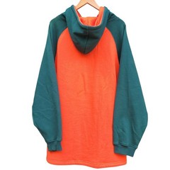 University of Miami Canes Vintage 90s Champs Orange Green Collegiate Hoodie XL