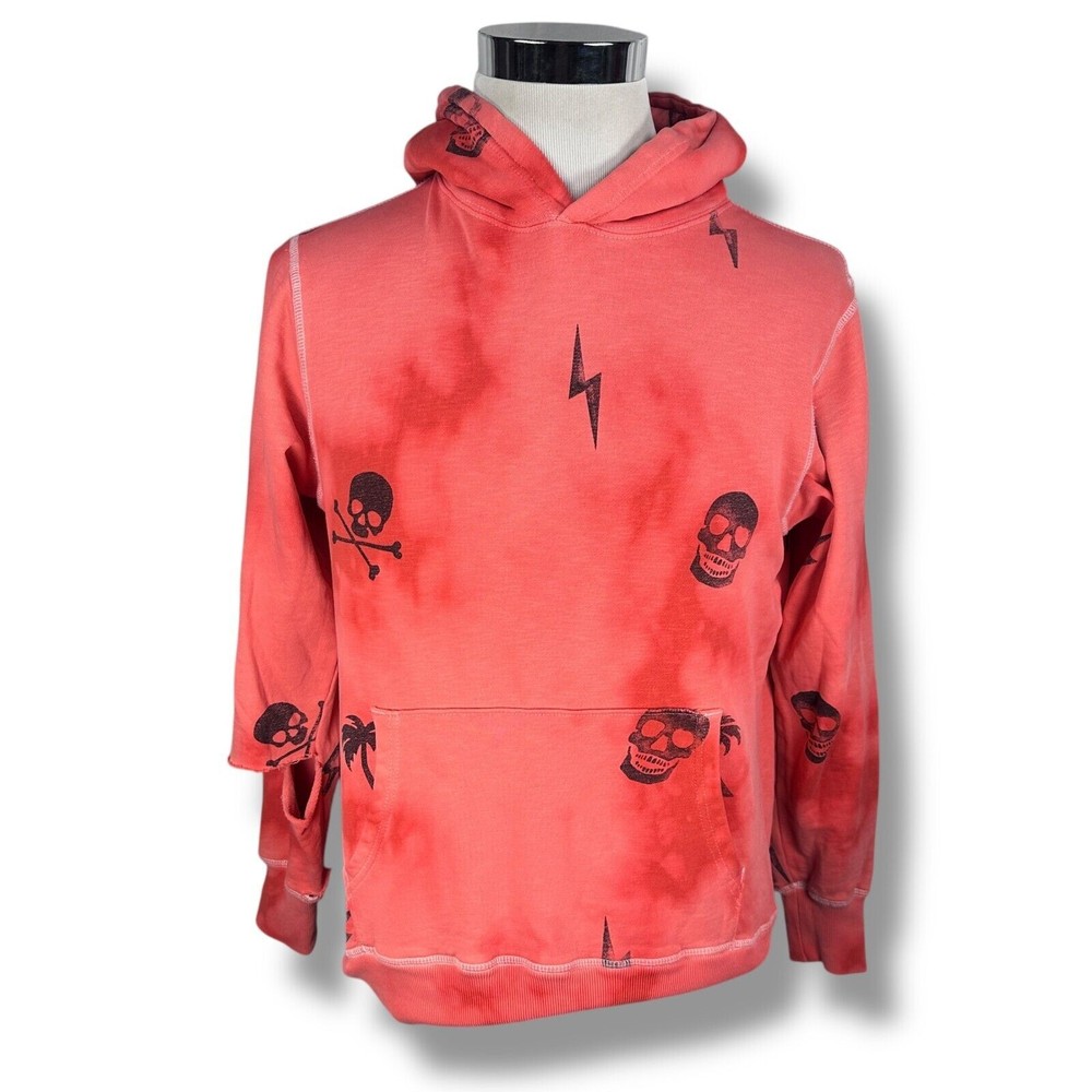 Sport of Kings Icons Pullover Skulls Hoodie Men’s XS Dynamite Red Coral READ