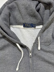Polo Ralph Lauren Hoodie Mens 4XLT Gray Full Zip Fleece Big & Tall Sweatshirt