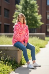 Tye Dye Adult Hoodie Hooded Sweatshirt MANY COLORS ALL SIZES Cotton NEW Handmade