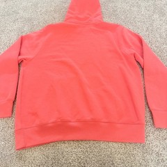 Nike Sportswear Club Fleece Hoodie Mens XL Coral Pink Pullover