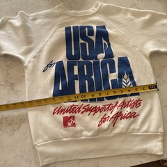 Vintage 1985 USA For Africa Sweatshirt Promotional MTV Original
