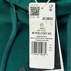 Adidas Mens M Feelcozy HD Pullover Hoodie Collegiate Green JE3802 Size Small NWT