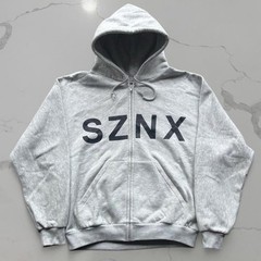 Kanye West SZN X Season 10 Oversized Grey Zip Up Hoodie