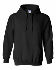 Gildan Black Heavy Blend Medium Hooded Sweatshirt Brand New 18500