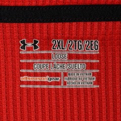 Under Armour Mens 2XL All Season Gear Hoody Red Lightweight Training Running