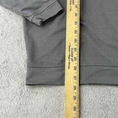 Peter Millar Top Mens Large Gray Crown Sport 1/4 Zip Golf Stanwich Country Club
