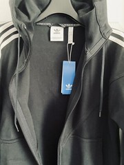 BNWT MEN’S ADIDAS NMD FULL ZIP HOOD SWEATSHIRT BLACK US SIZE SMALL (S)