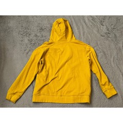 Huntington Mens Mustard Yellow Organic Cotton Hoodie Sweatshirt Large HF9J77GOL