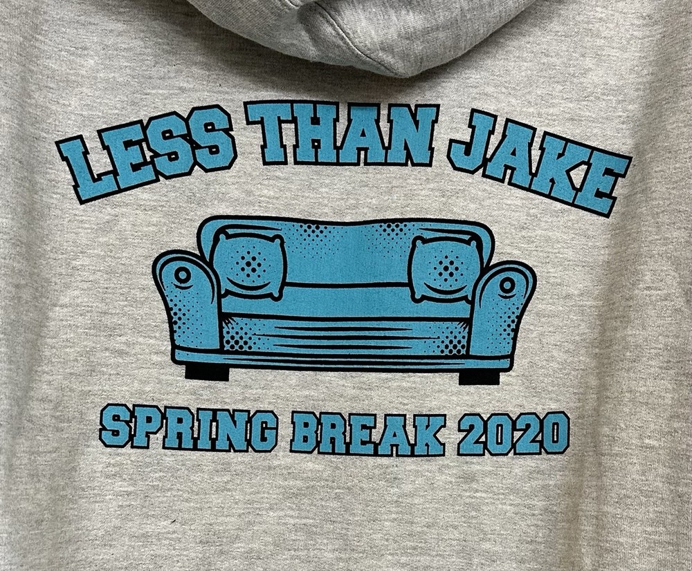 *Super Rare* Less Than Jake 2020 Spring Break Limited Edition COVID ERA Hoodie
