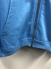 Vees Clothing Bleach Ichiho Skull Blue Anime Manga Hoodie Large French Terry
