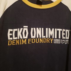 Ecko Unltd Sweatshirt Mens 3XL Pullover Jumper Hip Hop Y2K Rhino Logo Sweater