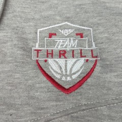 Team Thrill AAU Basketball Hoodie Zip New