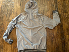 Laird Hamilton Apparel Hooded Mens L Gray full zip Front Pocket Casual jacket