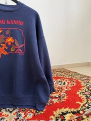 Vintage 90s Walking Kansas Leaver Sweatshirt Y2K Archive Size M-L