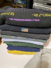 Wholesale Lot of 20 Sweatshirts Various Mens Size Vintage Y2K Rap Sports Graphic