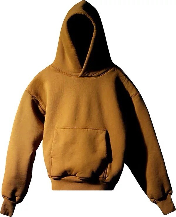 NEW Yeezy Gap Double Layer Hoodie Light Brown – Men Small