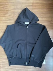 Fear of God Essentials 2025 Black Applique Zipups size M