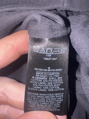 Yeezy Gap Balenciaga Shrunken Dove Hoodie Dark Grey Medium (Check Description)