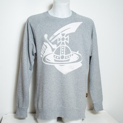 Vivienne Westwood Anglomania Men’s Classic Sweatshirt Medium Size Grey Orb Logo