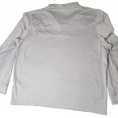 Under Armour Mens Size 2XL 1/4 Zip Pullover Gray Black Stripe Athletic Sweater