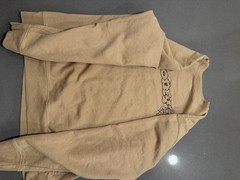 OBEY Cherub Throwie Crewneck Sweatshirt Mens Beige Sand Angel Graphic Streetwear