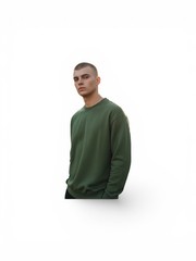 Mode of One Men’s Relaxed-Fit Fleece Sweatshirt new size M