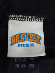 Bravest Studios Vintage Black Sapphire Hoodie Size Large Y2K Streetwear
