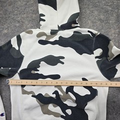 Champion Hoodie Men’s Small Reverse Weave Camo Pullover Cotton Blend