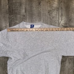 CHAMPION Vintage Crewneck Sweatshirt Men’s Large Gray Made USA Blank 90s 20×25
