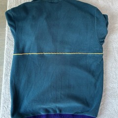 ADIDAS Men Polar Fleece Pullover Medium 1/4 Zip Jacket Teal Green Purple Orange